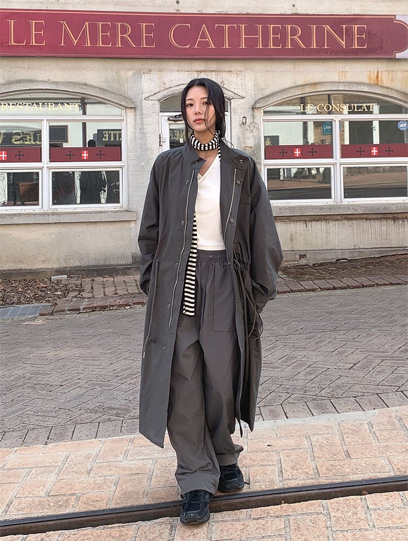 FIELD TRENCH LONG JACKET (3COLOR)