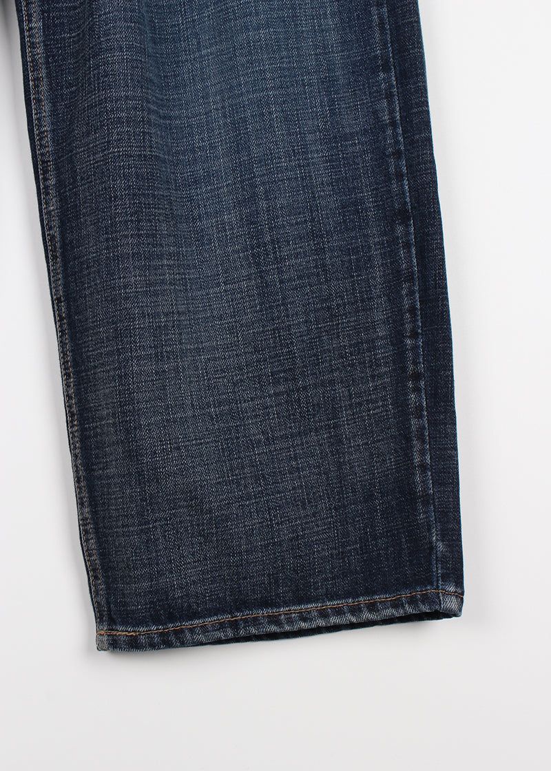INDIGO LOW DENIM PANTS