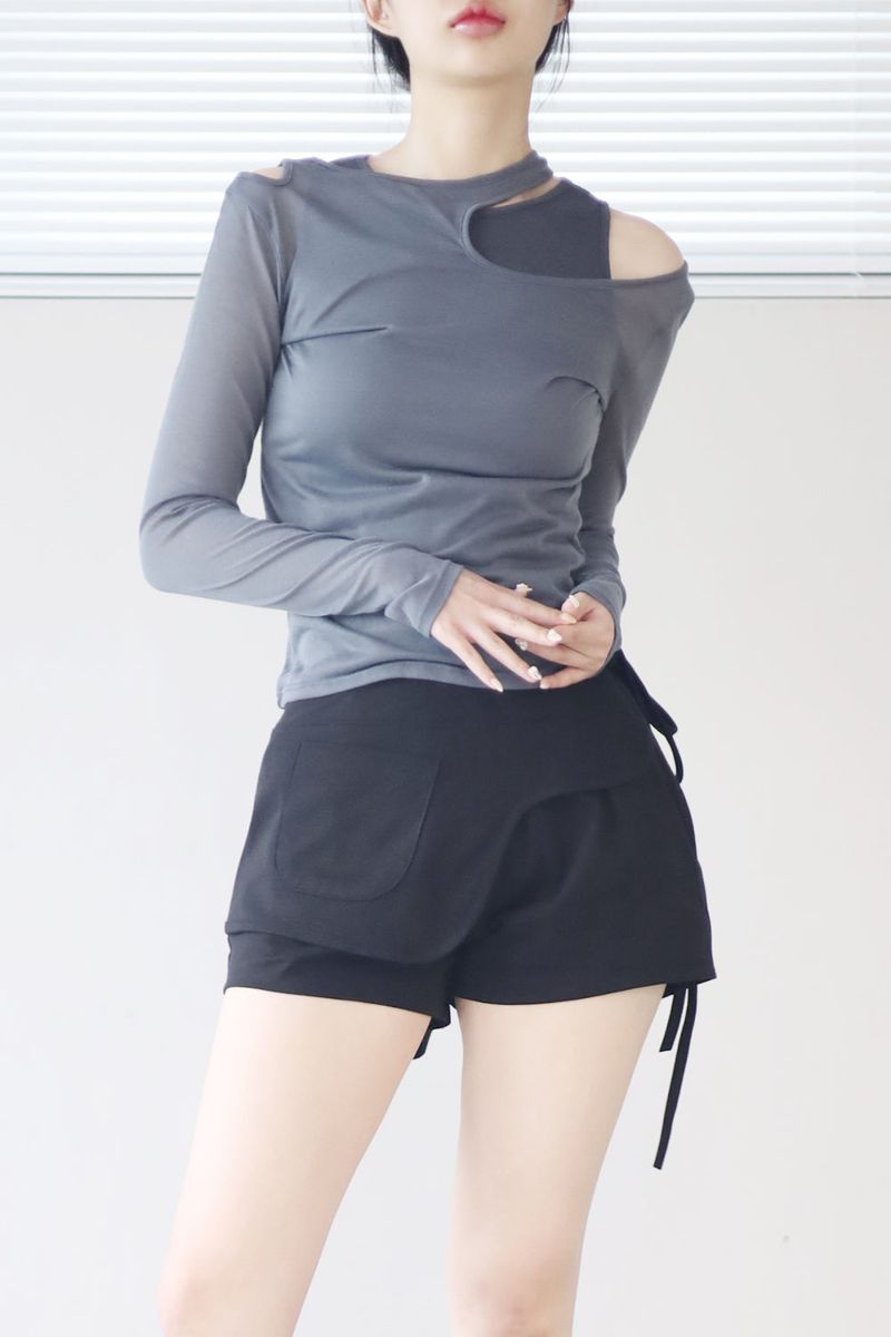 NONCODE(ノンコード)の「ティラシースルーセットアップTシャツ(トップス)」