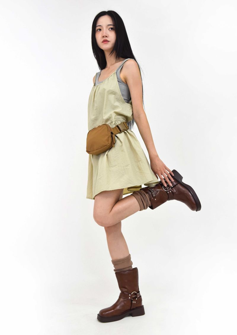 chain mid-calf boots