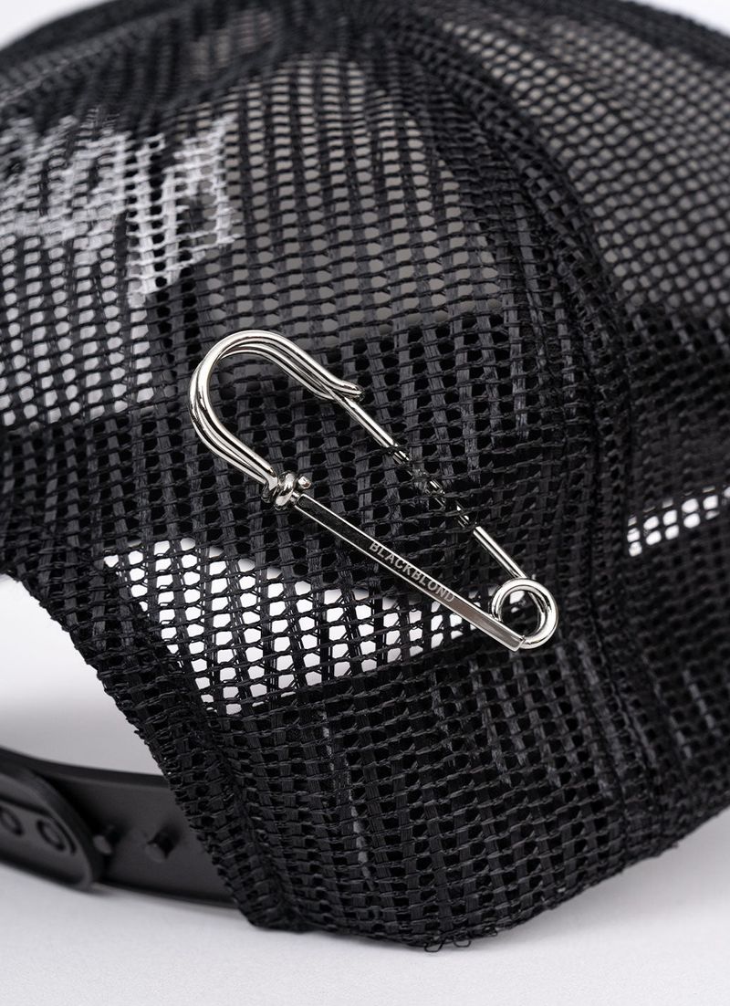 BBD Graffiti Metal Logo Trucker Mesh Cap (Black)