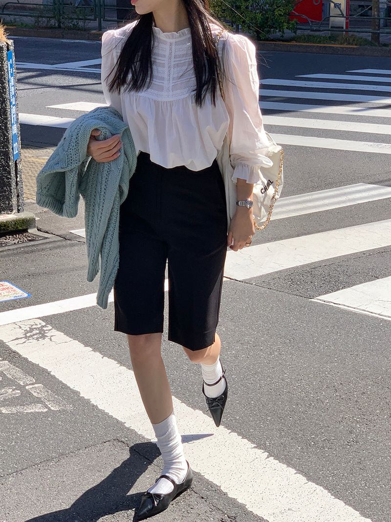 [MADE] Maatte Slit Biker Slacks
