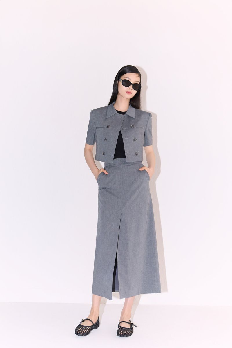 NO.35 JACKET - GREY
