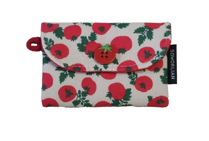 Simple Card wallet _Red Tomato