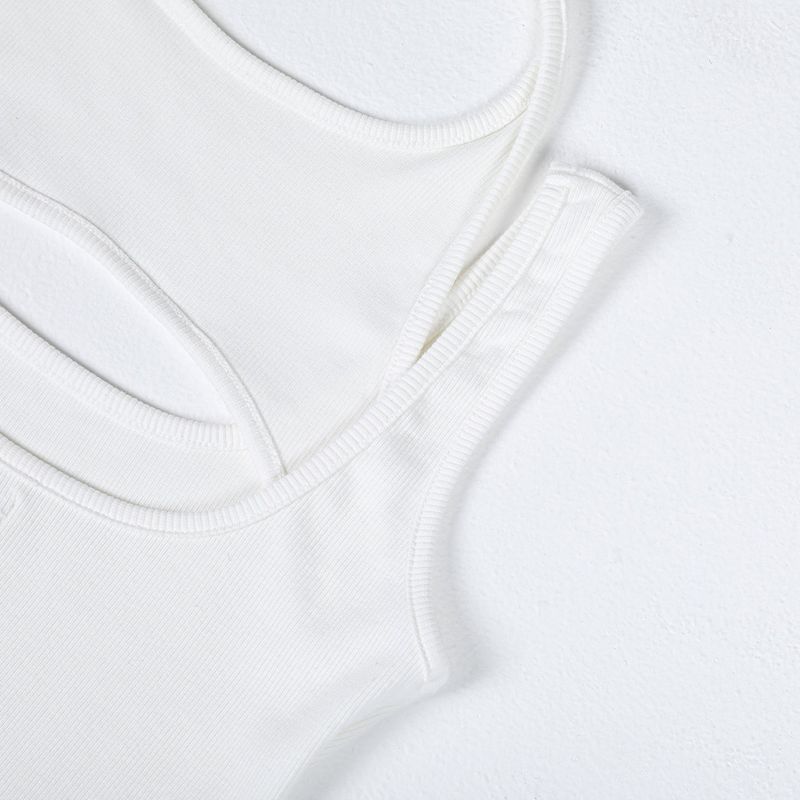 レイヤードジャージノースリーブ (WHITE)