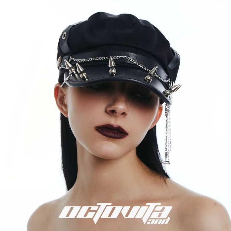 Black Retro Beret