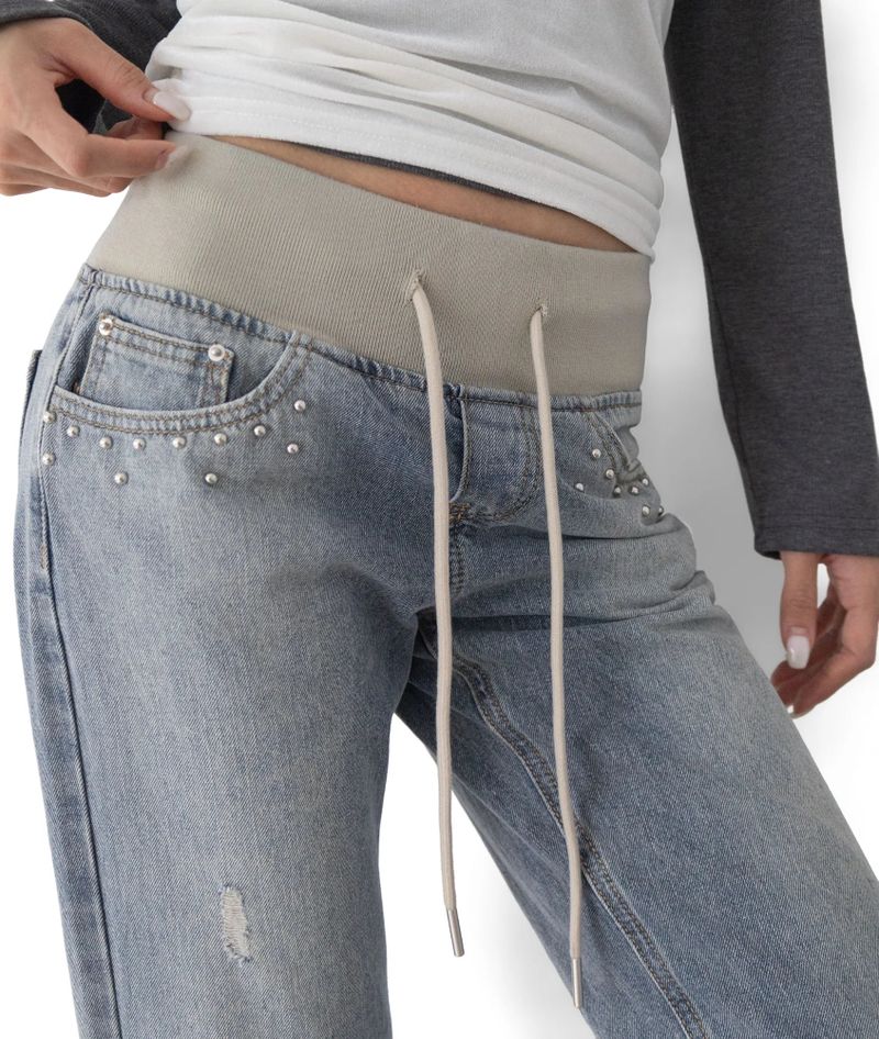 Ruin Layered Banded Bootcut