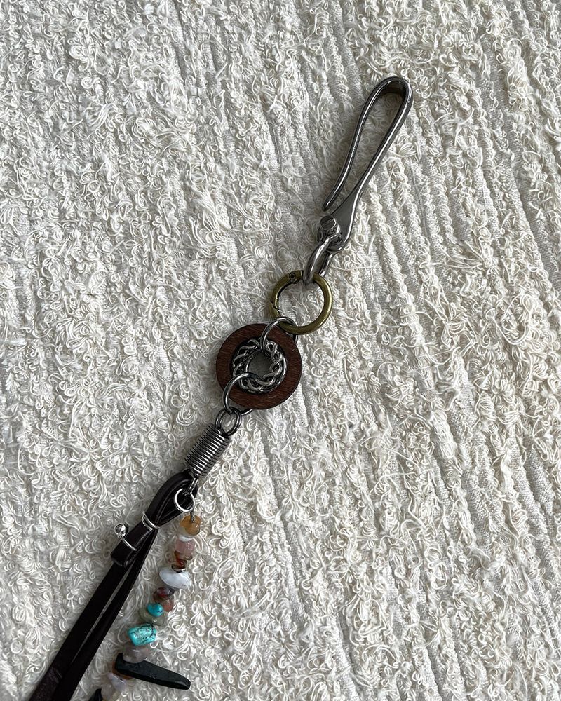 Crow Beads Keyring