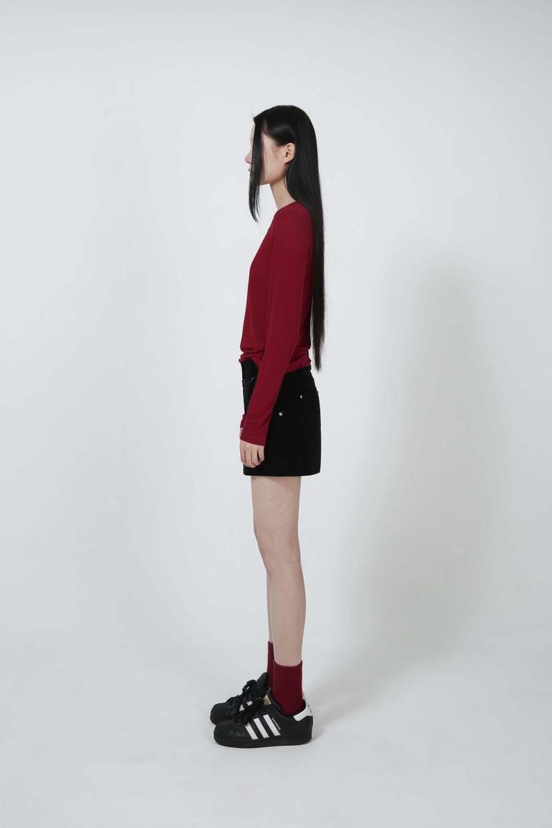 CORDUROY MINI SKIRT