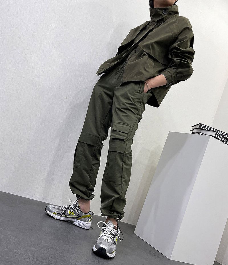 ランナイロンカーゴパンツ