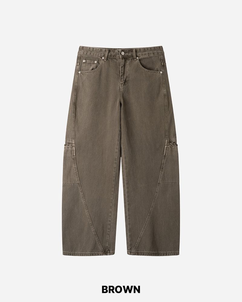Roden Curved Dyeing Pants