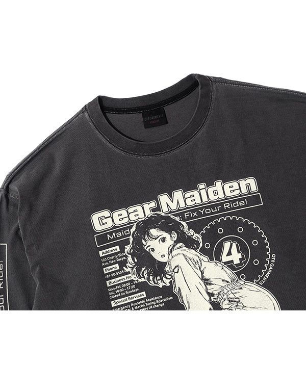 RG Gear Maiden Washed Long Sleeve (Charcoal)
