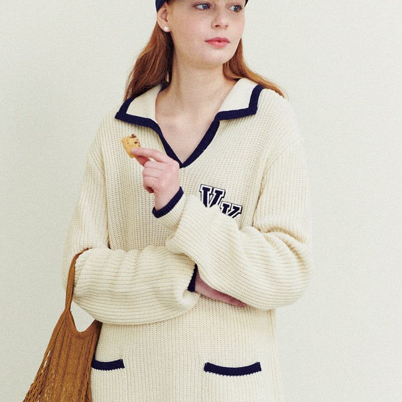 line coloring point knit OPS