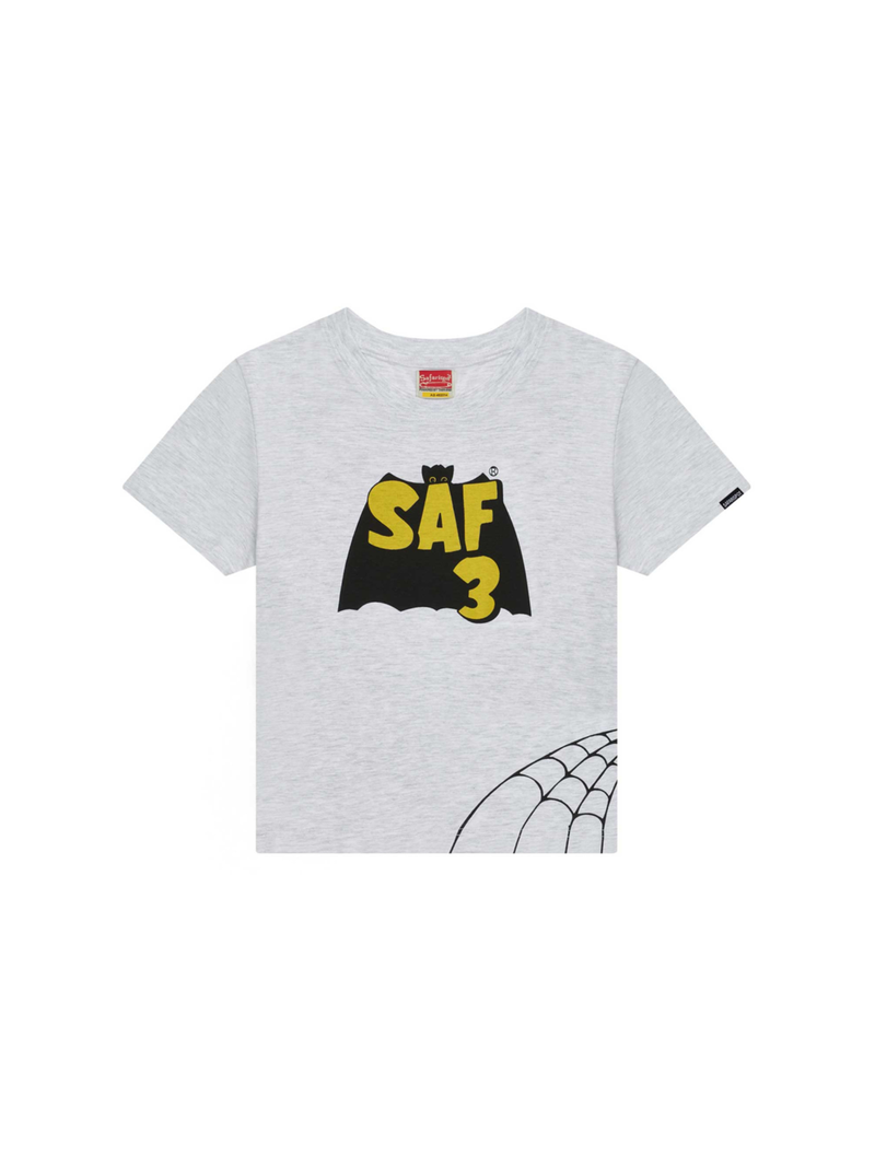 safarispot（サファリスポット）の「1/2 BAT LOGO TEE (GRAY)（Tops）」