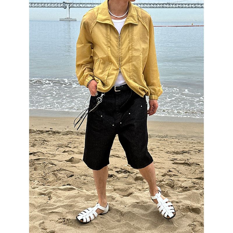 [S/S] See through wide jacket (3color)