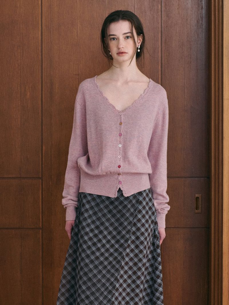 SALENA wool v neck cardigan