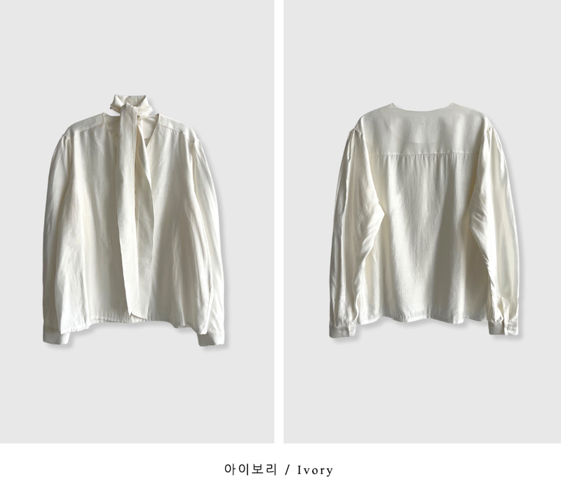 And You Bless Tie Blouse / 4 colors