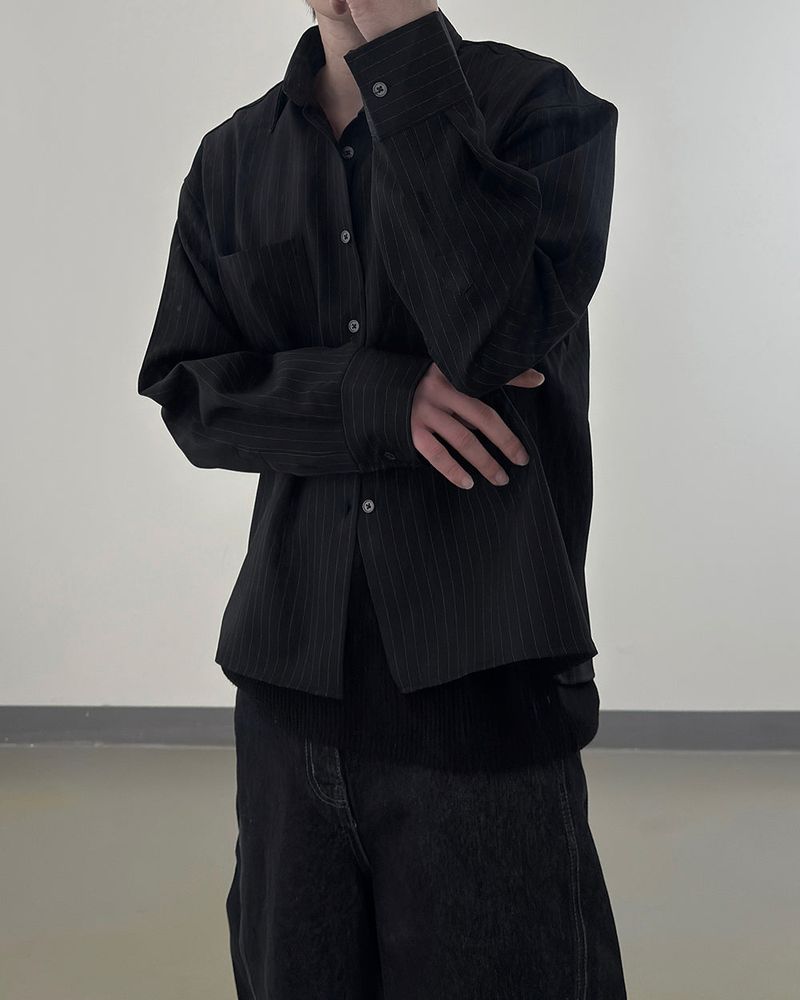Aon Basic Cropped Shirt
