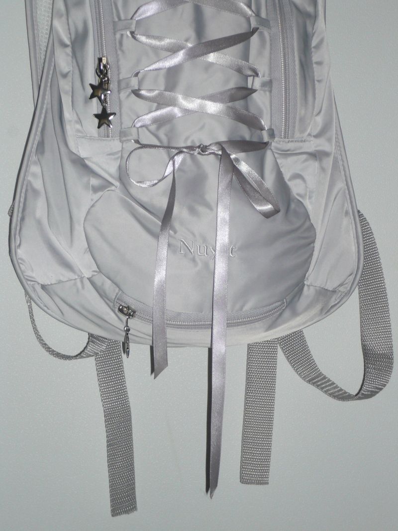 Lace up backpack _ Grey
