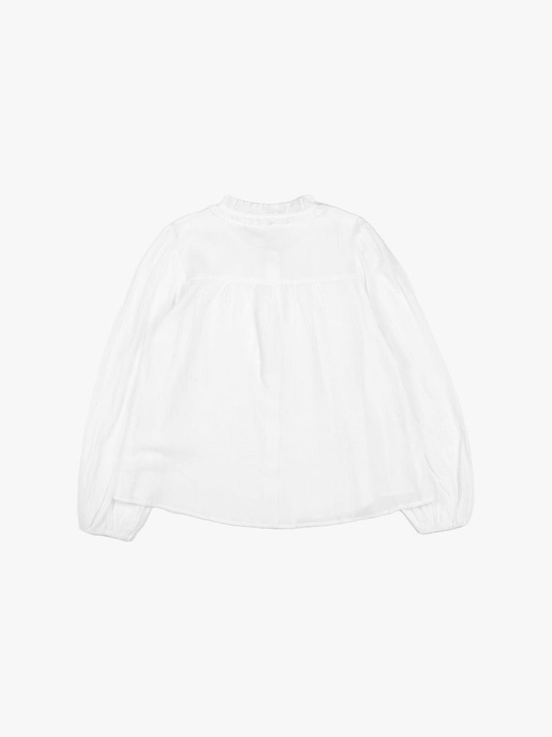 FRILL RIBBON BLOUSE