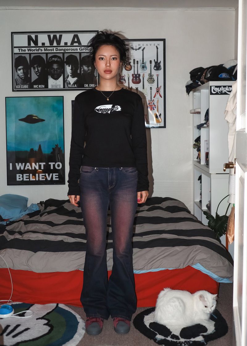 SADE LONGSLEEVE T-SHIRTS BLACK