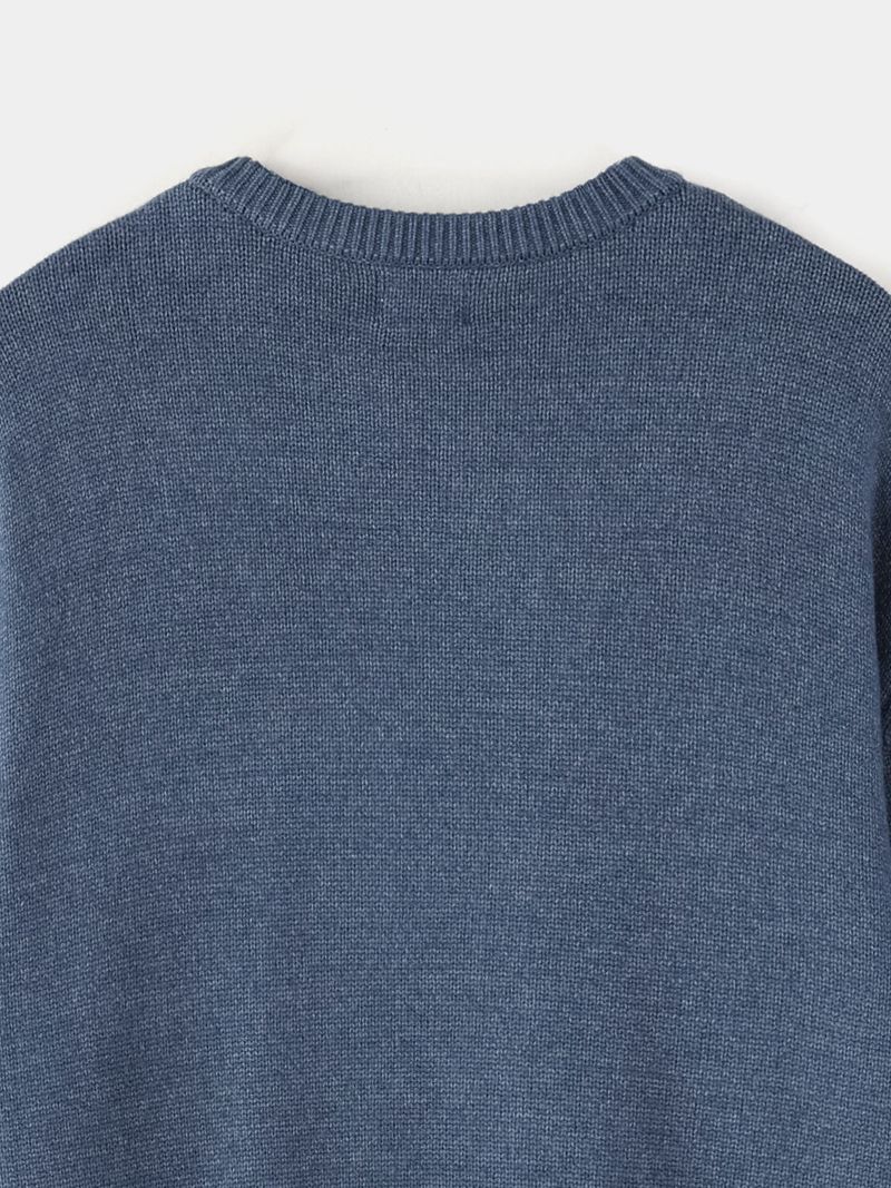 Ring crop knitwear round cardigan