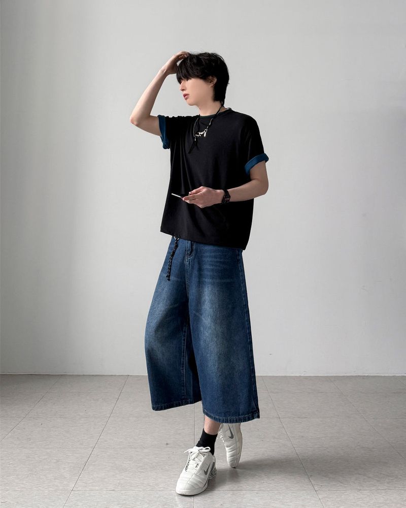 Pure Keyring Bermuda Denim