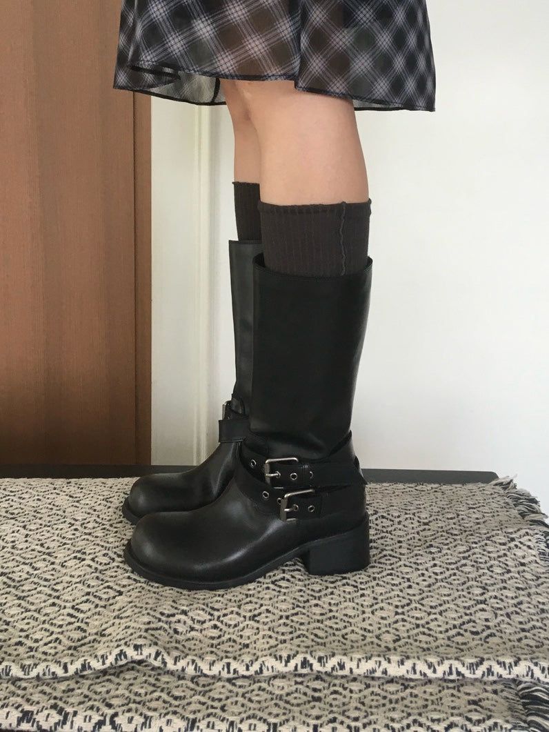 moroi（モロイ）の「Two Buckle Middle Boots（Shoes）」