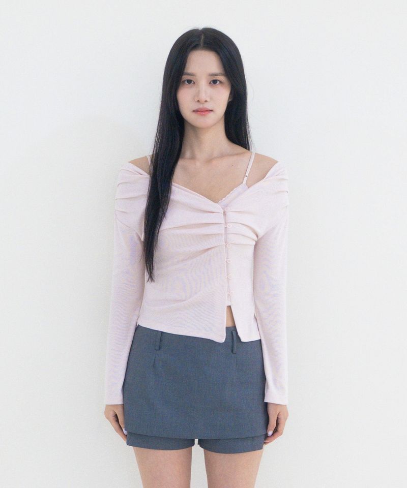 Not your rose（ノットユアローズ）の「Rin cardigan (Pink)（Tops）」