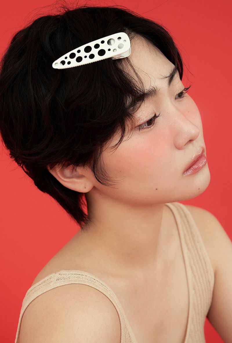 dot dot hair pin - ivory