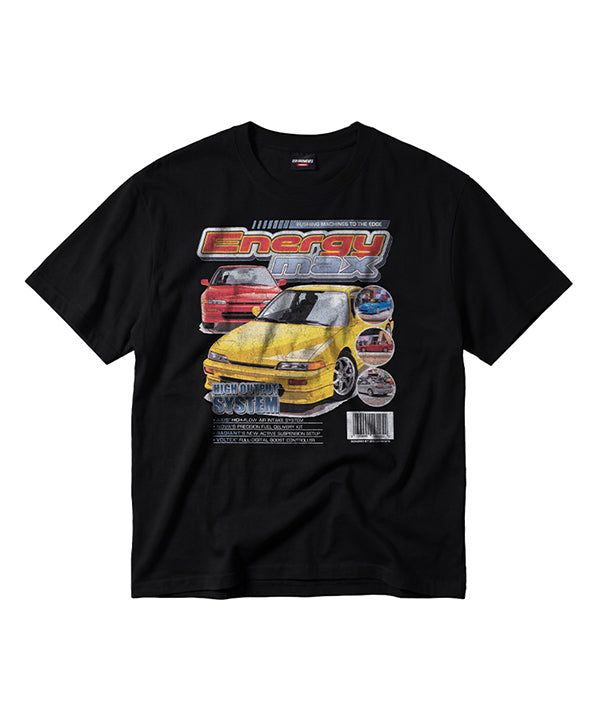 QT8 GARMENTS（キューティーエイトガーメント）の「LB Energy Max Washed Tee (Black)（Tops）」