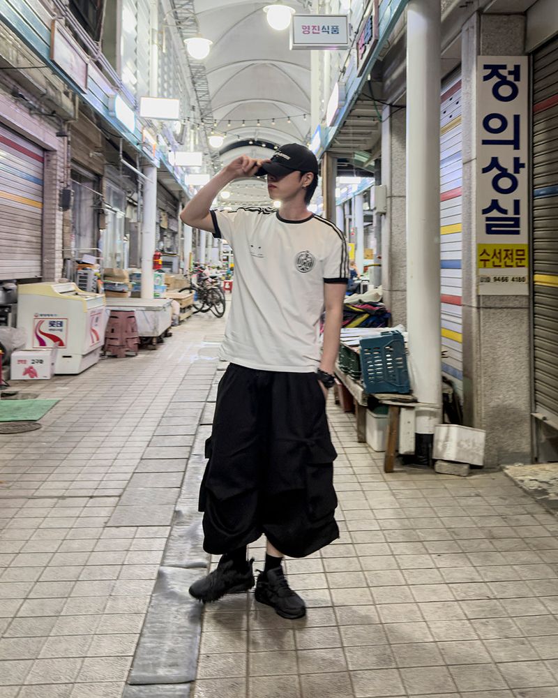Jorbic 3D Cargo Bermuda Pants