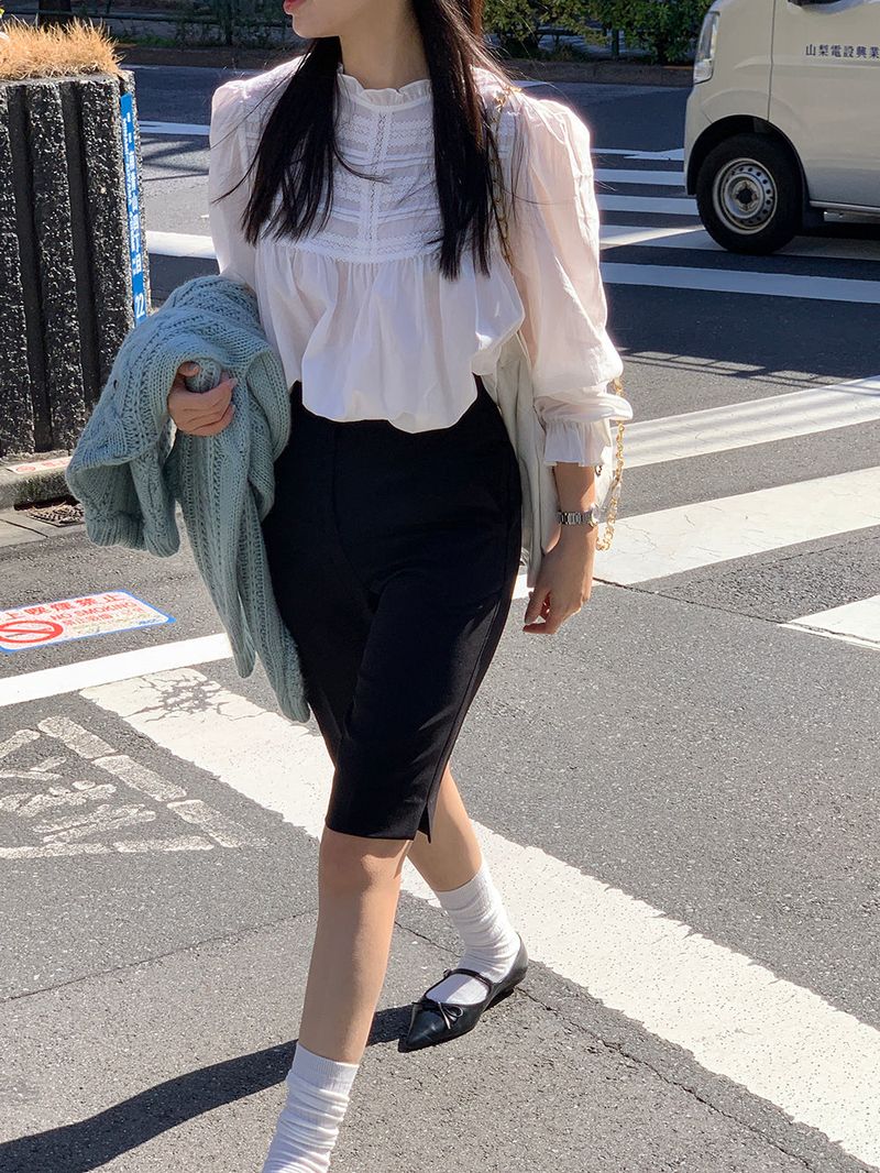 [MADE] Maatte Slit Biker Slacks