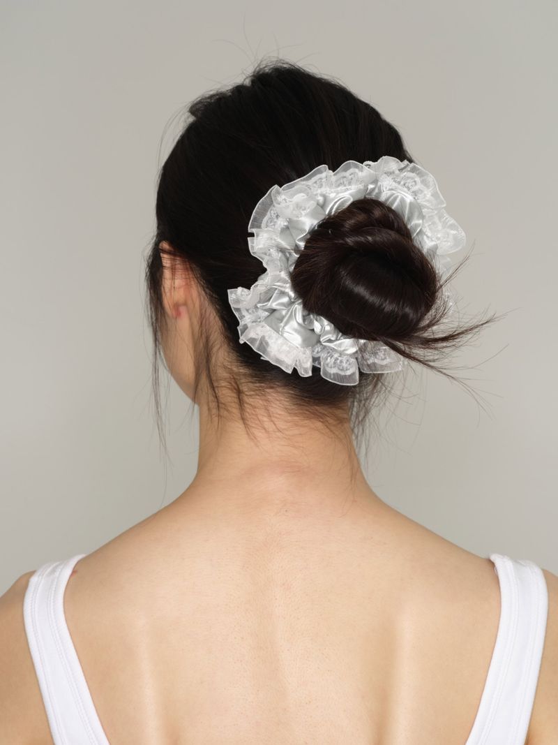 Soft Glint Scrunchie