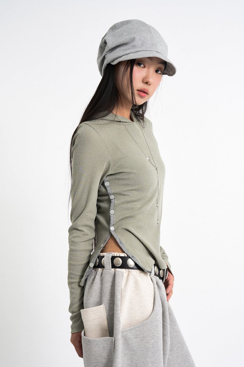 Raucohouse(ラウコハウス)の「Urban Side Hood Long Sleeve(Tops)」