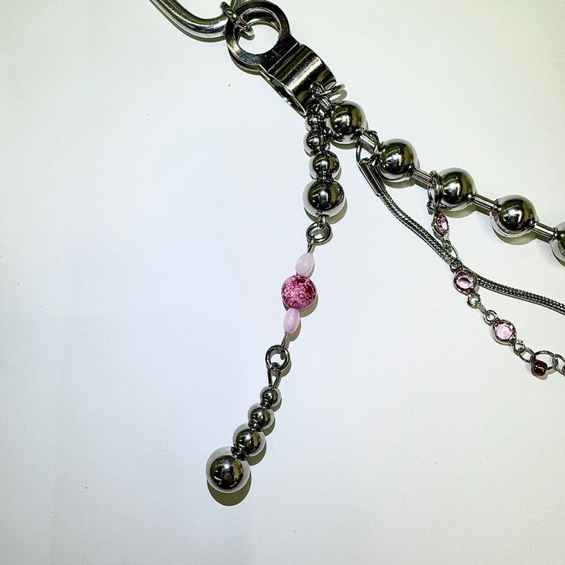 Overdose Pink bag chain