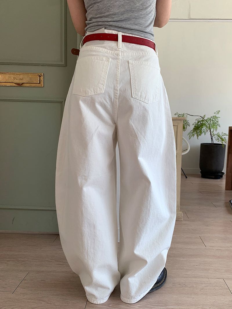 PELVIS PINTUCK BALLOON PANTS (3C)