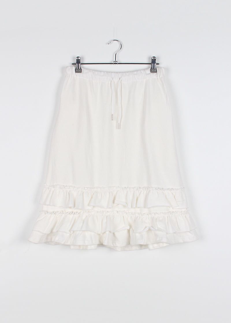 FRILL MIDI SKIRT