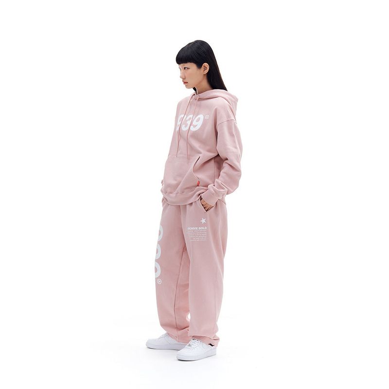 939 LOGO HOOD (PINK)