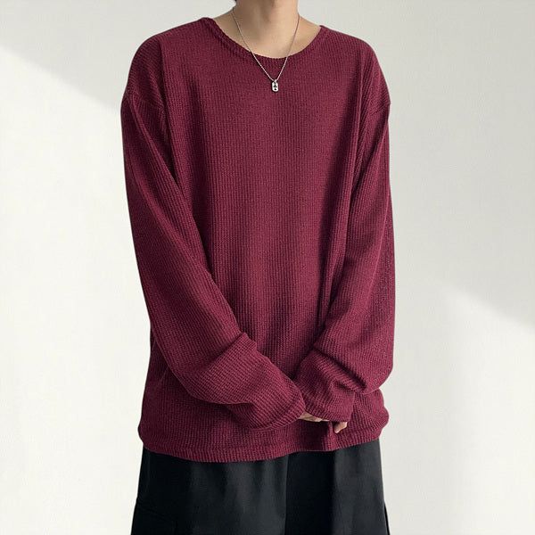 voarc（ボアク）の「Nueck Frash Loose Fit Knitwear Long-Sleeved (4 colors)（Tops）」