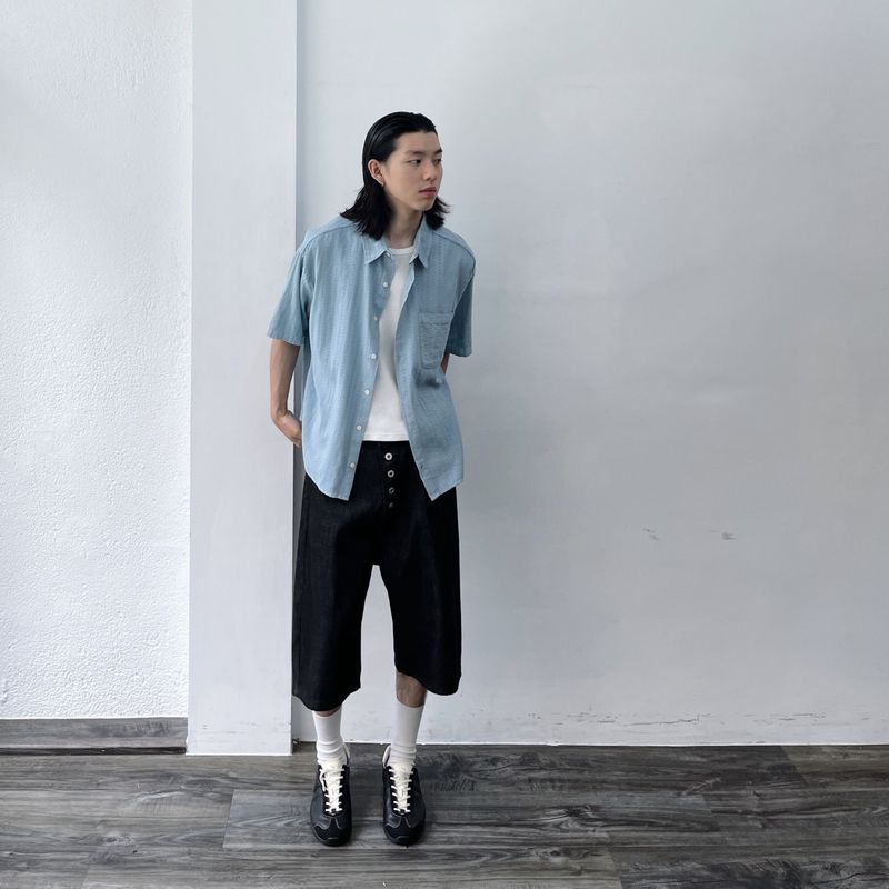 Vertical Line Boxy Shirt