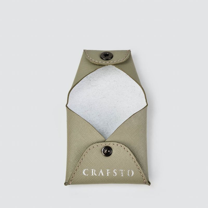 Mushroom Leather Coin Pouch