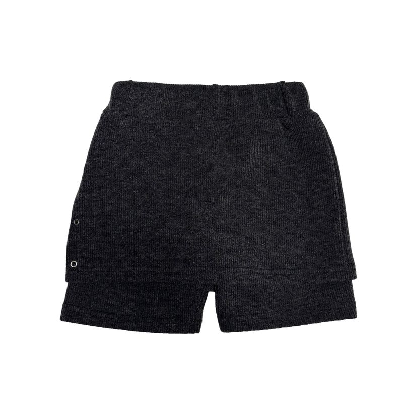 Knit snap skirt pants