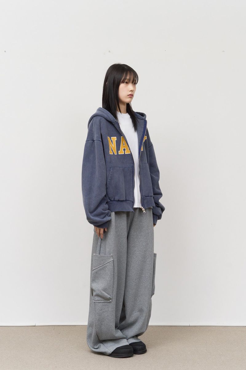 Mid Cargo Wide Sweatpants