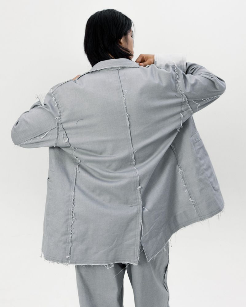 ASSEMBLY RELAX BLAZER - LIGHT GRAY
