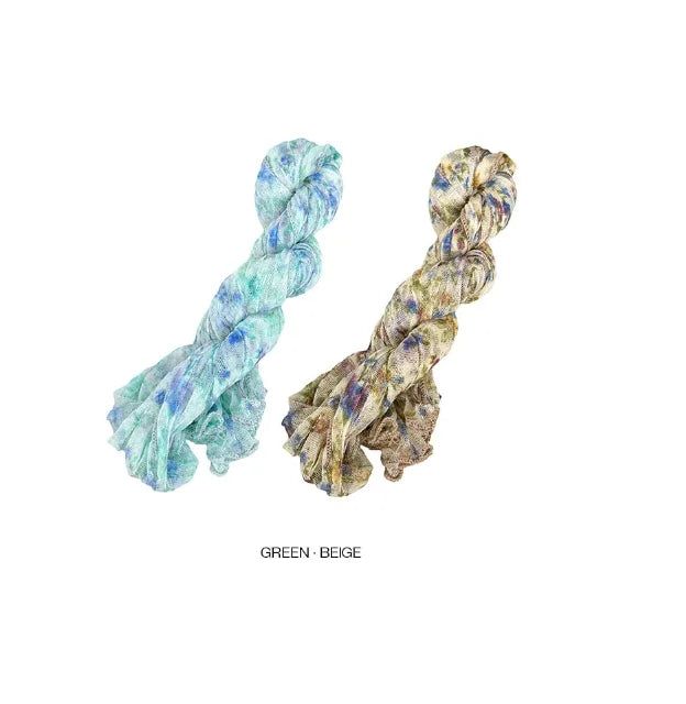 ULAN（ユレン）の「モリ フラワー リンクル スカーフ（ファッション小物）」