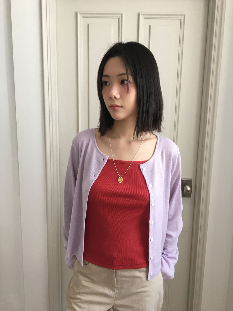 Lunera Round Cardigan (2color)