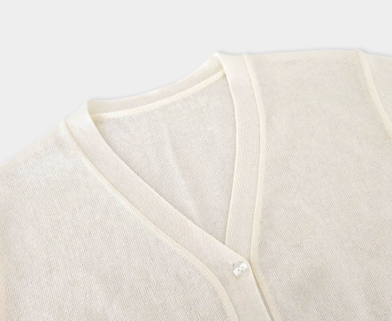 Devon Linen V-neck Cardigan / 7 colors