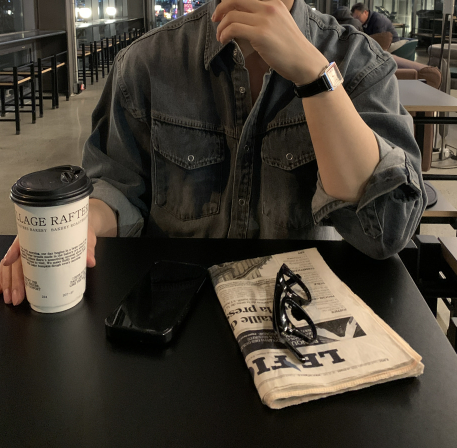 Meyer Western Washed Overfit Denim Shirt