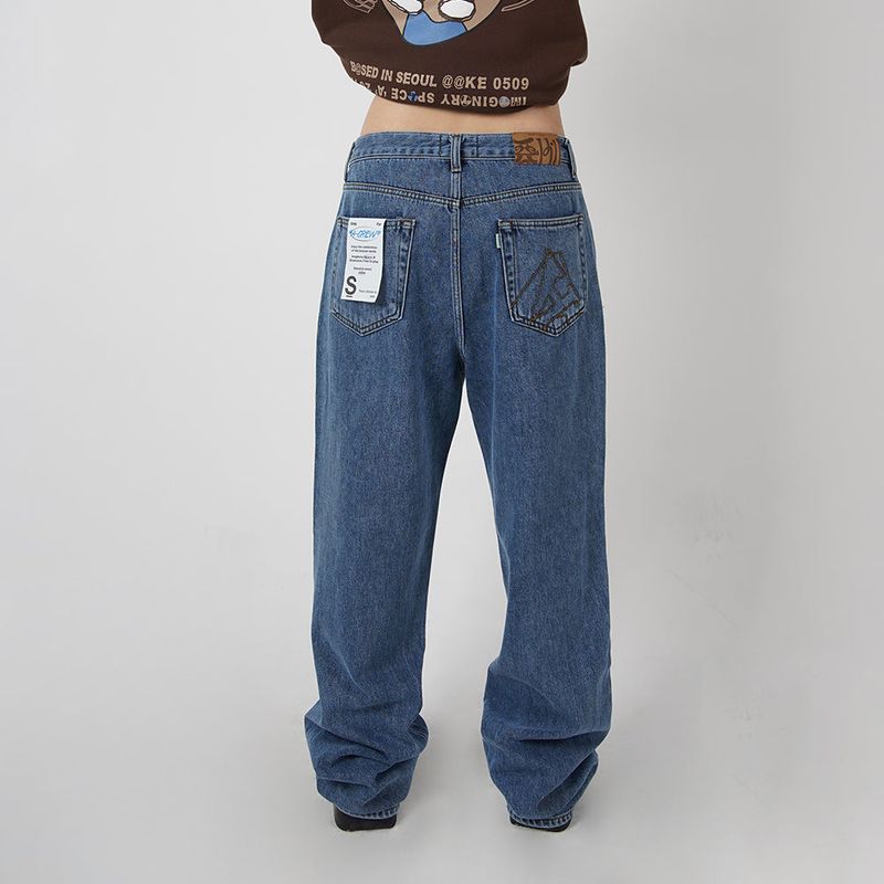 AA OVERLAP LOOSE FIT DENIM (midium blue!)